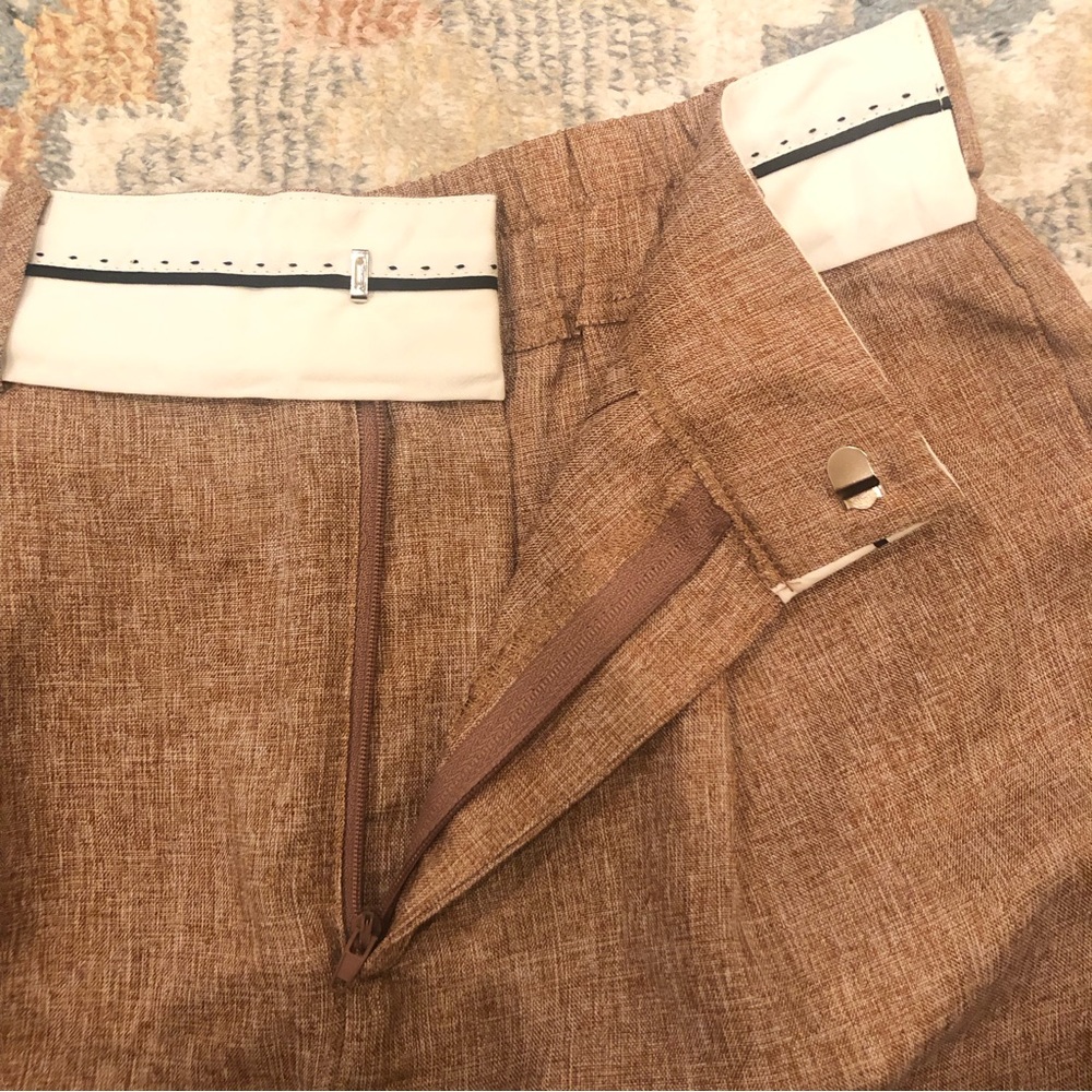 💛 Womens Collection Button Front Vest Blazer & Wide Leg Pants Set - Picture 12 of 12